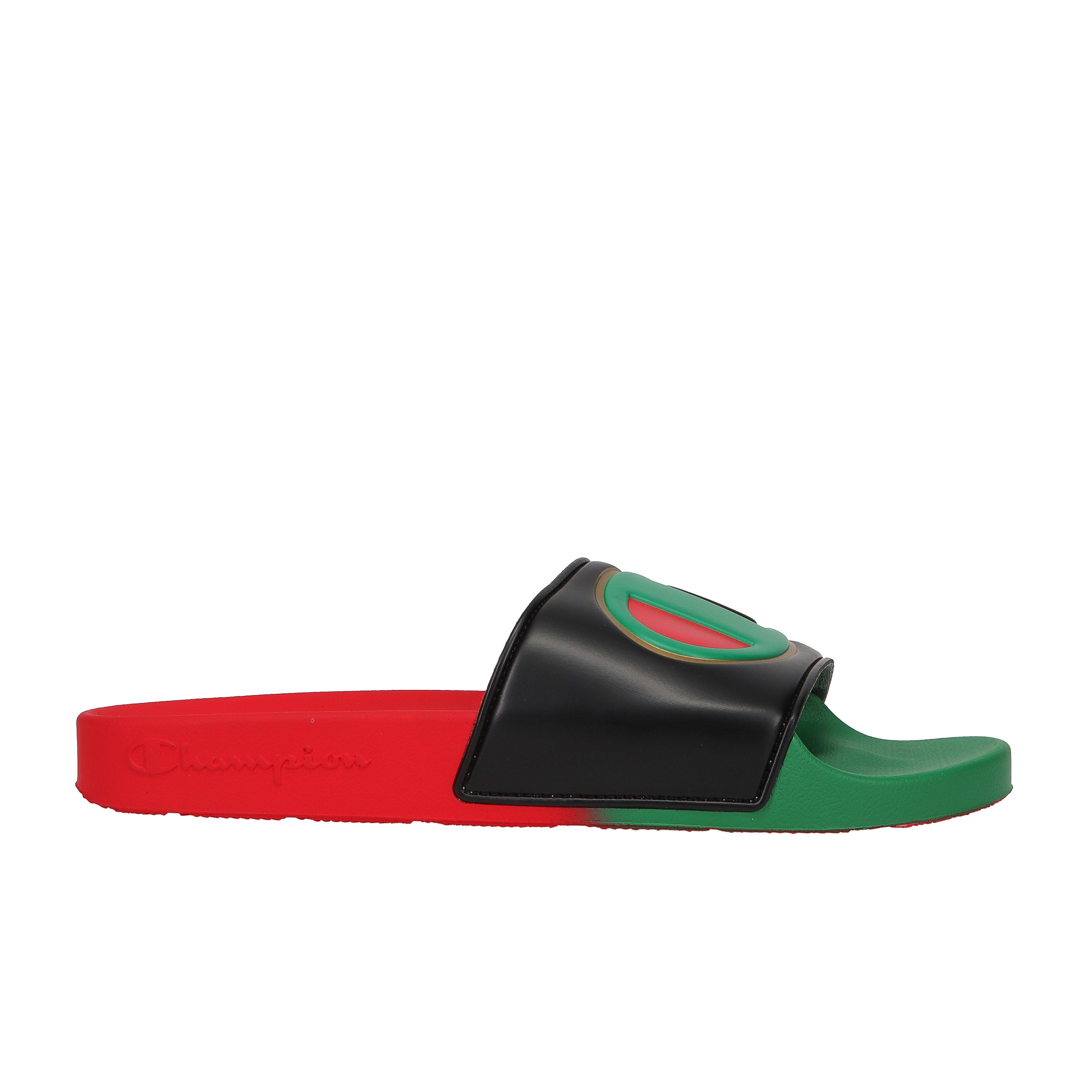 Champion IPO Split Rasta Men s Slide Hibbett